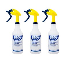 ZEP Professional Sprayer Bottle - 32 oz (Pack of 3) - HDPRO1 - Versatile Adjusta 0.53 per fl oz