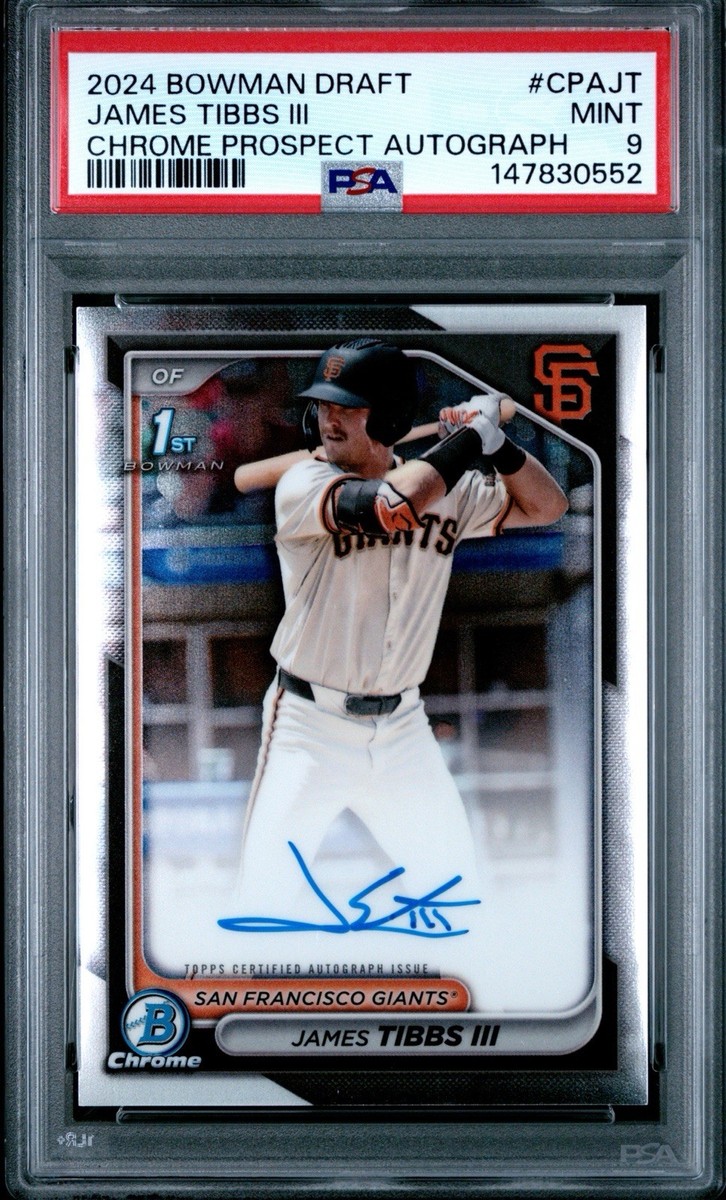 2024 Bowman Draft - Chrome Prospect Autographs James Tibbs III 