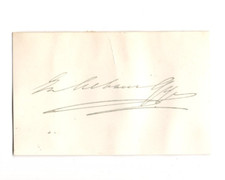 Emma Albani (1847-1930) Signed Card / Autograph Canadian Opera Singer