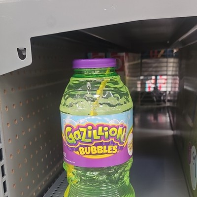 Gazillion Bubbles Bubble Solution Bottle Ages 3+ Kids Outdoor Play Fun
