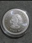 1 oz Aztec Mayan Calendar 999 BU Silver Round. Britannia. Sigma Tested