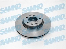 SAMKO 2x Bremsscheibe vorne belüftet passend für Citroën XM Y3 Y4 Peugeot 605 6B