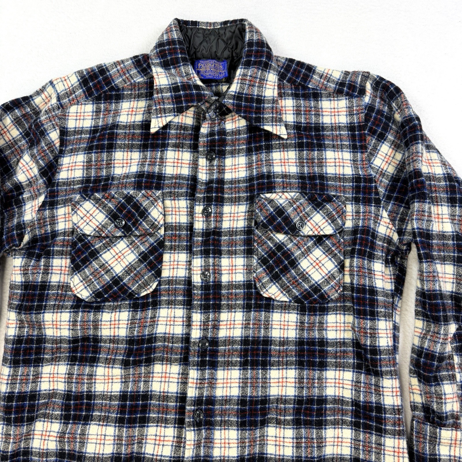 VTG Womens Pendleton Flannel Button Up Shirt 100%… - image 2