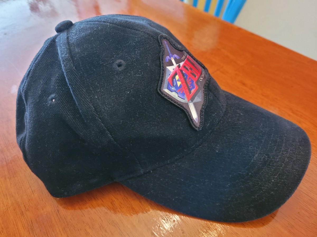 The Legend of Zelda Ocarina of Time N64 Promo Black Baseball Hat
