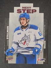 21-22 UD CHL Chase Stillman Next Step Die Cut 🚨🚨🚨 New Jersey Devils 