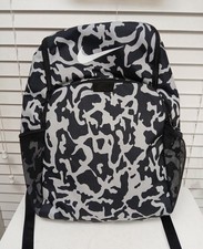 Nike Black/Gray Camouflage Backpack Zip Closure Padded Straps Pockets