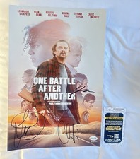 Leonardo DiCaprio Signed One Battle After Another Poster Taylor & Infiniti JSA