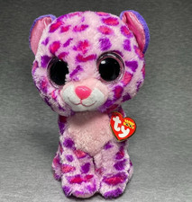 TY Beanie Boos - 9" GLAMOUR the LEOPARD - MINT WITH MINT TAGS