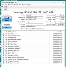 Samsung 990 2TB Pro 2280 PCI-E 4.0 M.2 SSD NVMe (MZ-V9P2T0)