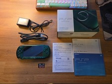 Sony PSP-3000 PSP 3000 Console Spirited Green SG Working Tested CIB
