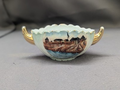 Lord Dufferin Old Fort Garry Manitoba From Sketch Ceramic Souvenir Dish German