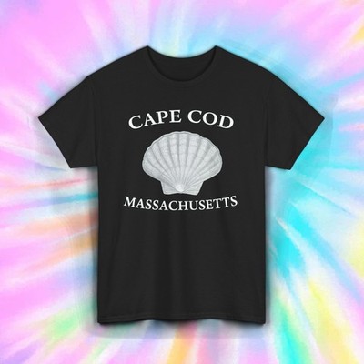 Cape Cod Shirt Massachusetts Beach Souvenir Seashell Nautical Tee S-5XL