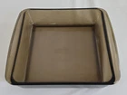 Pyrex Corning Vision Ware Amber Glass 21x21x5cm Casserole Dish Baking Pan 222