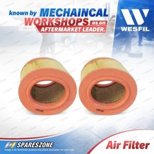 2 x Wesfil Air Filters for Audi A8 D3 4.2L BVN CRD TDi V8 40V Turbo Diesel 06-10