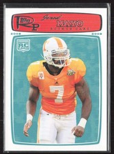 2008 Topps Rookie Progression #203 Jerod Mayo Tennessee Volunteers (C1)