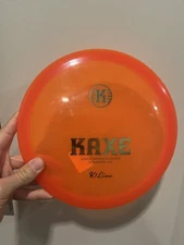 Kastaplast K1 Kaxe Rare Early Run PFN 173g Sticker Weight Translucent Orange