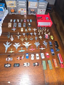 HUGE Lot of Micro Machine 1980s Galoob Buildings Cars Boats Planes ACCESSORIES