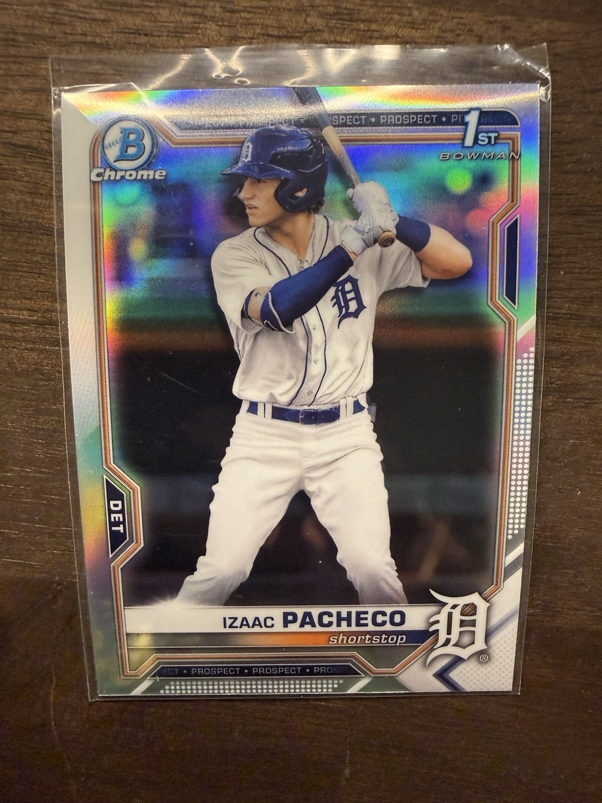 2021 Bowman Draft - Chrome Izaac Pacheco #BDC-46 Refractor (RC)