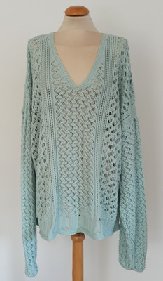 Strickpullover mit Lochmuster von IN THE STYLE  in Gr. UK 24 (EU 50)
