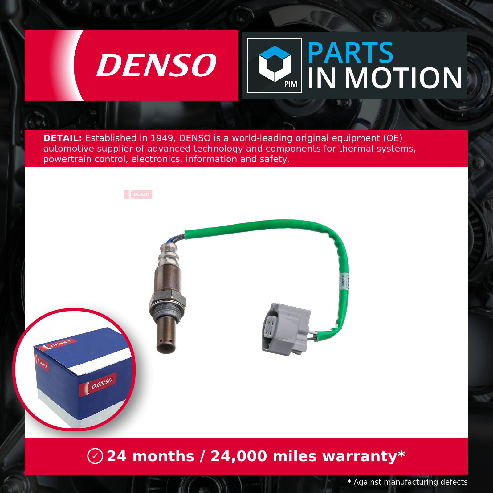 Lambda Sensor fits JAGUAR XK8 X150 4.2 06 to 14 SG(AJ33) Oxygen Denso Quality