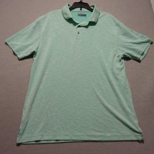 PGA Tour Golf Polo Shirt Men's Short Sleeve Medium READ