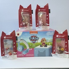 Tonies Box PAW Patrol Skye marshall 3 extra character  Headphones Bundle -NEW
