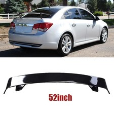 Gloss Black Style 52 Rear Spoiler Wing Truck Gt Style For Chevrolet Cruze