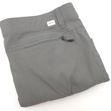 Orvis Mens Tech Stretch Water Repellent Pants 38x29 -Fits 38x28.5 Hiking Gray