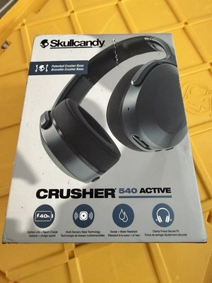 New Skullcandy Crusher 540 Active XT Wireless Over-Ear Bluetooth Headphones Coal