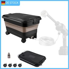 Faltbarer Autowascheimer mit Rädern Wassertank für Druckreiniger Spritzpistole