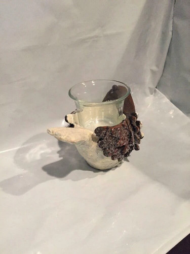 Snowy Grove Candle Holder By Enesco 4049614 New Open Box - Picture 8 of 10