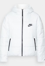Nike Sportswear Therma Fit Repel Women's Hooded Jacket Full Zip Logo White - XL