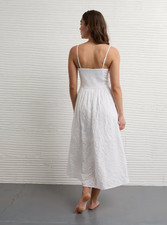 NEW AE Bella Midi Dress, White