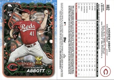   2024 Topps Holiday - Andrew Abbott RC Reds #H82