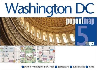 Washington DC PopOut Map (PopOut Maps) - Map By PopOut Maps - GOOD