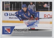2022-23 Upper Deck CHL Auto Francesco Pinelli #95 Auto 0r4