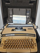 Vintage Smith Corona Coronet Super 12 Electric  Typewriter w Hard Case  See Desc thumbnail