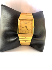 Seiko Mens Slim Vintage Quartz Gold Plated  Bracelet  Watch  8620-5040