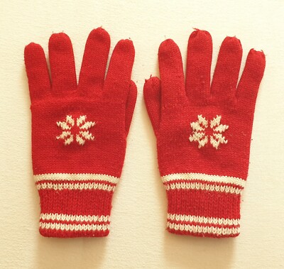 Handschuhe für Mädchen ca 152 - 164 Warm Gefüttert 