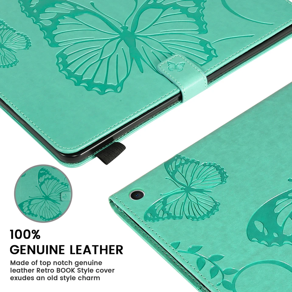 Para Amazon Fire HD 10/HD 10 Plus 11º 2021 Billetera Tablet Soporte Folio Estuche Cubierta Foto 4 de 4