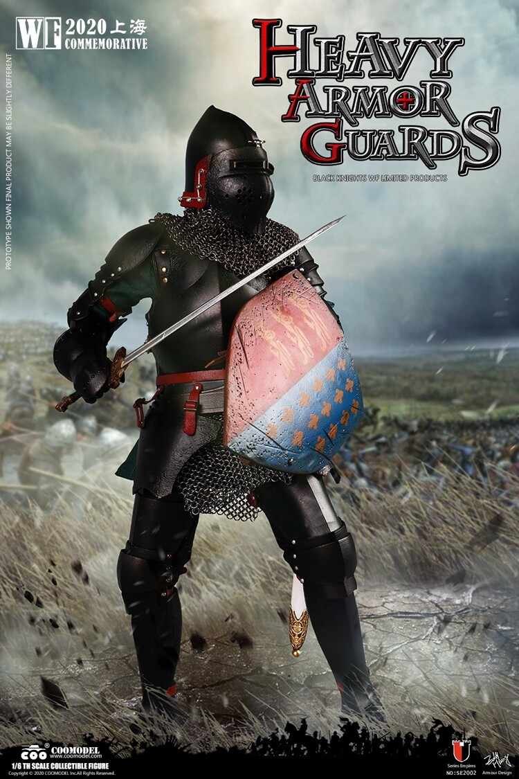 COOMODEL Heavy Armor Guards Black Knight WF2020 1/6th COOMODEL Heavy Armor Guards Black Knight WF2020 1/6th
