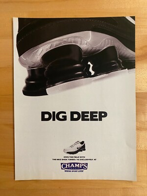 2008 Vintage Print Ad Nike Shox Turbo VII Champs 8''x10-1/2'