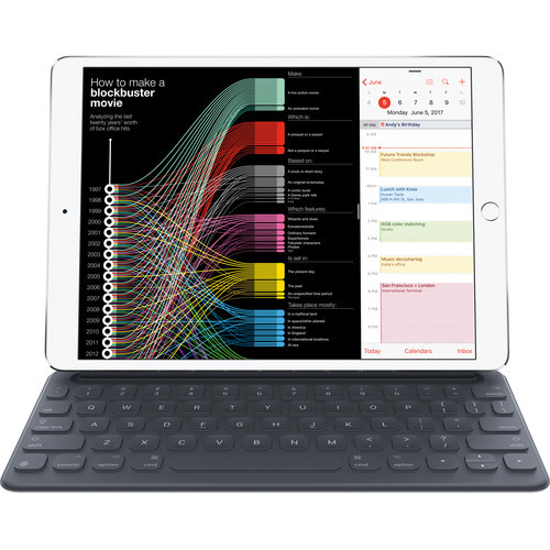 Apple Smart Keyboard for 10.5 inch iPad Pro Black MPTL2LL/A Apple Smart Keyboard for 10.5 inch iPad Pro Black MPTL2LL/A