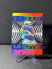2021 Panini Illusions - Clear Shots Insert Darius Leonard #CS-5 Orange Colts NFL