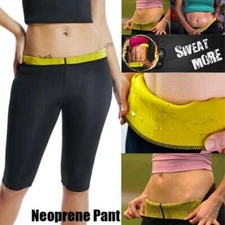 Neoprene Women Slimming Thigh Trimmer Pants Fat Burner Sweat Hot Leggings Shaper
