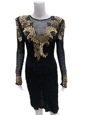 Lawerance Kazar Size Small Black/colors Dress