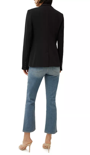 Giacca donna Veronica Beard Scuba Black Dickey - taglia 8 - vendita al dettaglio $645 - Foto 4 di 7