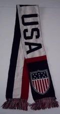 US  "Team USA" Lightweight Winter Scarf, 60 inches long