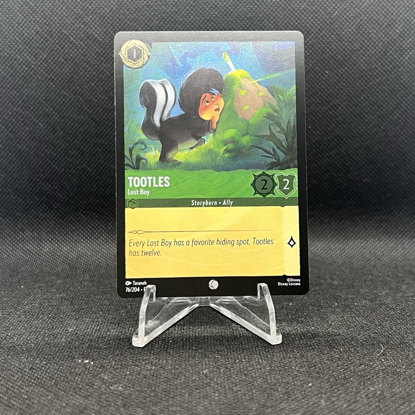 Tootles Lost Boy Disney Lorcana Azurite Sea EN6 Cold Foil 76/204