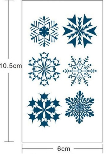 Frozen Temporary Face Body Tattoo Sheet Body Art Costume Make Up 105*60 mm - Bild 3 von 3
